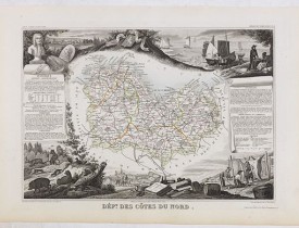 LEVASSEUR, V. -  Dépt. Des Côtes Du Nord. N°21.  [ St. Brieuc / St.Malo ]